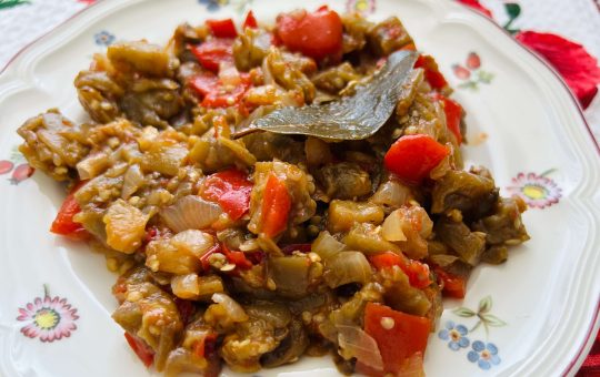 Auberginen-Kaviar (gebraten)